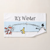Het is Winter Bath Towel Set Bad Handdoek (Handdoek)