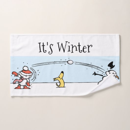 Het is Winter Bath Towel Set Bad Handdoek (Handdoek)
