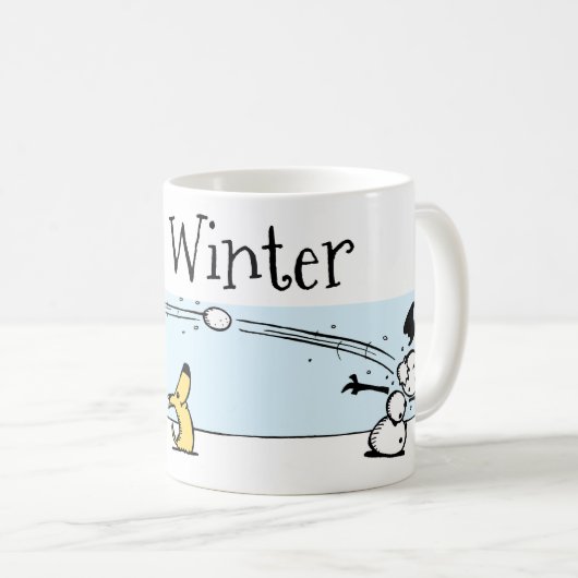 Het is winter koffiemok (Voorkant rechts)