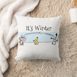 Het is winter kussen
