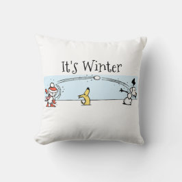 Het is winter kussen