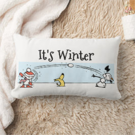 Het is winter kussen