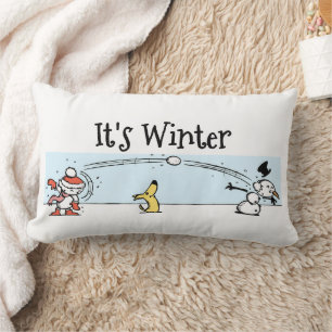 Het is winter kussen