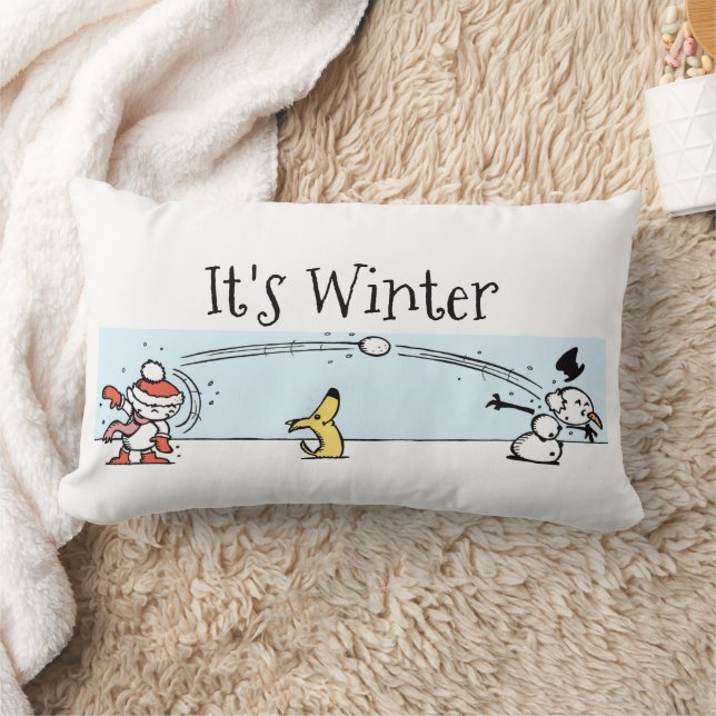 Het is winter kussen (Deken)