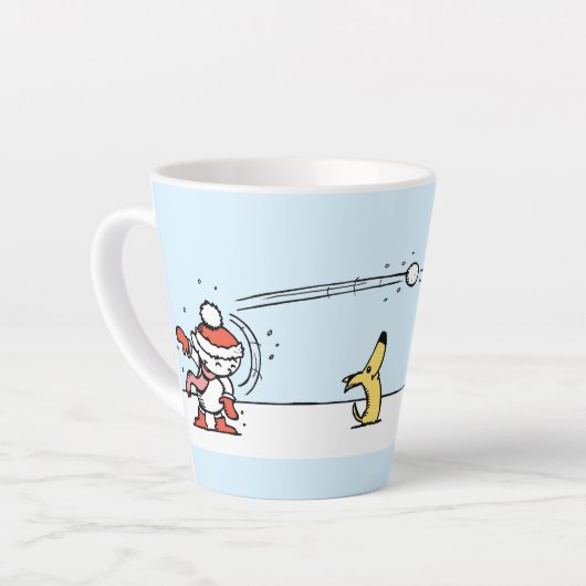 Het is Winter Latte Mok (Linkerhoek)