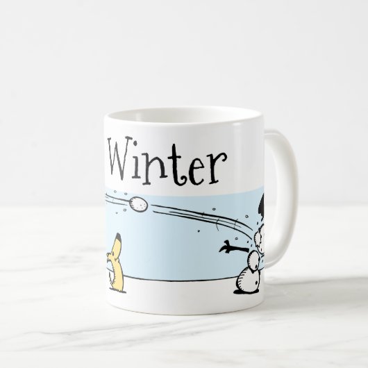 Het is Winterkoffie-Mok Koffiemok (Voorkant rechts)