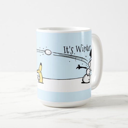 Het is Winterkoffie-Mok Koffiemok (Voorkant rechts)