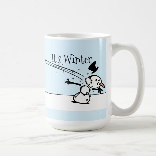 Het is Winterkoffie-Mok Koffiemok (Rechts)