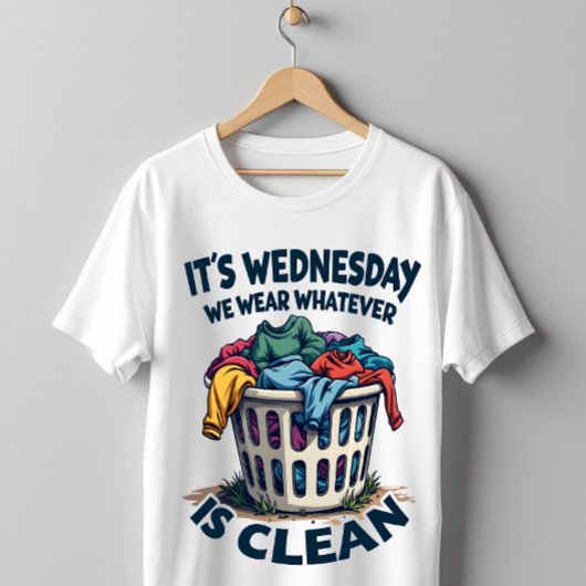 Het is woensdag en we hebben alles Draag wat schoo T-shirt