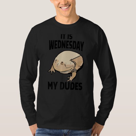 Het is woensdag mijn dudes. t-shirt (Voorkant)