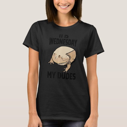Het is woensdag mijn dudes. t-shirt (Voorkant)
