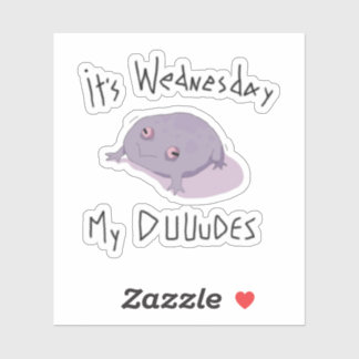 HET IS WOENSDAG, MIJN JONGENS STICKER