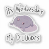 HET IS WOENSDAG, MIJN JONGENS STICKER (Voorkant)