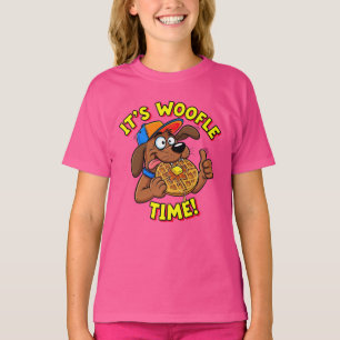 Het is Woofle Tijd Hond Woordspeling T-shirt
