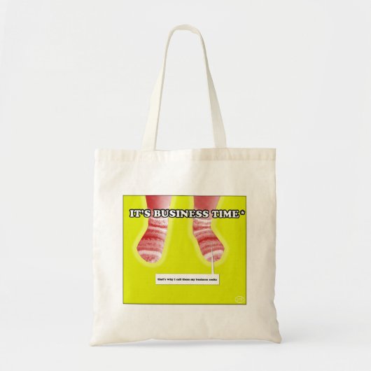 Het is zakelijke tijd! tote bag (Voorkant)