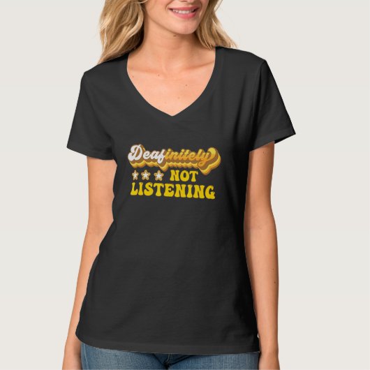 Het is zeker niet de bedoeling om ASL Deaf Pride A T-shirt (Voorkant)
