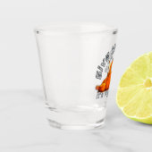 Het is zijn dag kalkoen dank je shot glas (Links)