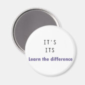 Het is zijn grammatica magneet (Voorkant / Achterkant)