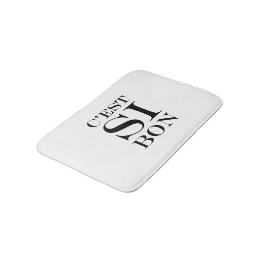 Het is zo goed - C'est Si Bon French Badmat (Gekanteld)