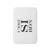 Het is zo goed - C'est Si Bon French Badmat (Voorkant Verticaal)