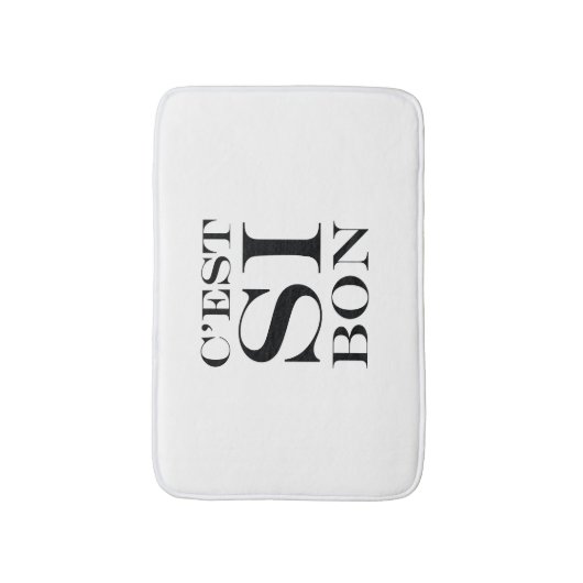 Het is zo goed - C'est Si Bon French Badmat (Voorkant Verticaal)