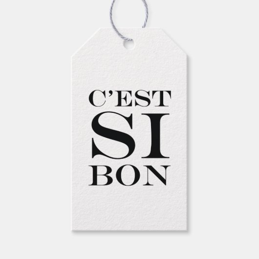 Het is zo goed - C'est Si Bon French Cadeaulabel (Voorkant)