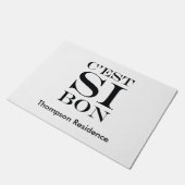 Het is zo goed - C'est Si Bon French Deurmat (Schuin)