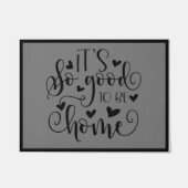 Het is zo goed om thuis te zijn deurmat (Voorkant)