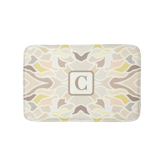 Het is zo ivoor geometrisch Abstract patroon Badmat (Voorkant)