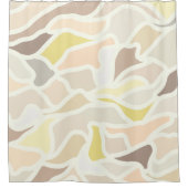 Het is zo ivoor geometrisch Abstract patroon Douchegordijn (Voorkant)