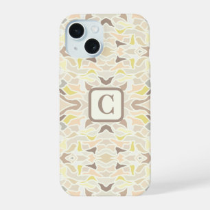 Het is zo ivoor geometrisch Abstract patroon iPhone 15 Case