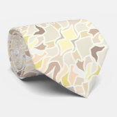 Het is zo ivoor geometrisch Abstract patroon Stropdas (Opgerold)
