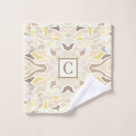 Het is zo ivoor geometrisch Abstract patroon Washandje