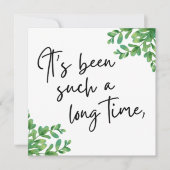 Het is zo lang geleden, Friend Greeting Kaart (Voorkant)