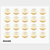 Het is zo leuk om 3 jaar te worden ronde sticker (Vel)