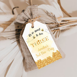 Het is zo leuk om bij te zijn 3e verjaardagscadeau cadeaulabel