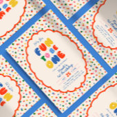 Het is zo leuk om | Bold Confetti 1e verjaardag Kaart