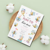 Het is zo leuk om een eerste verjaardag te hebben kaart