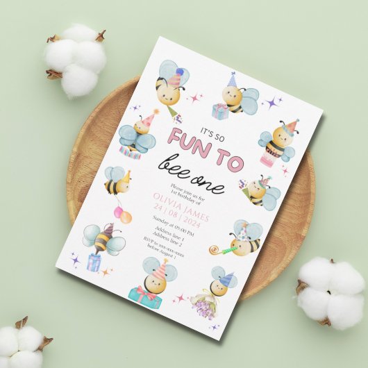 Het is zo leuk om een eerste verjaardag te hebben kaart