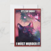 HET IS ZO SCHUID. IK MOET HET MURDER. BEDANKKAART (Voorkant)