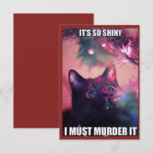 HET IS ZO SCHUID. IK MOET HET MURDER. BEDANKKAART (Voorkant / Achterkant)