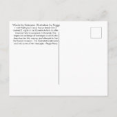 "Het is zo zonnig en warm" briefkaart (Achterkant)