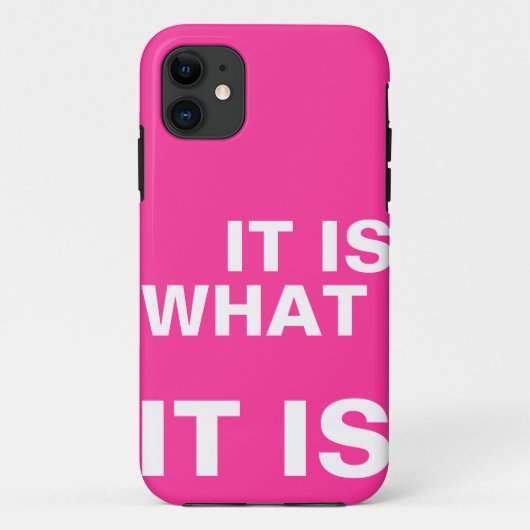Het is zoals het is Case-Mate iPhone case (Achterkant)
