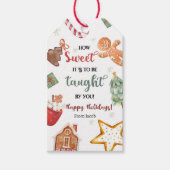 Het is zoet om door jou gewaardeerd te worden cadeaulabel (Voorkant)