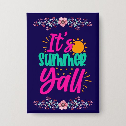 Het is zomer Y'all-54808 Button (Voorkant)