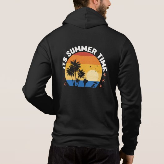 Het is zomertijd-65786 hoodie (Achterkant)