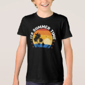 Het is zomertijd-65786 Tri-Blend shirt (Voorkant)