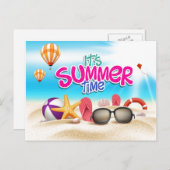 Het is zomertijd Briefkaart (Voorkant / Achterkant)