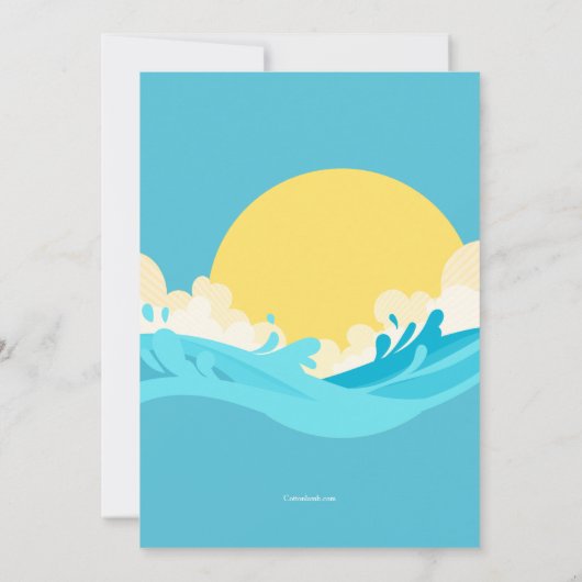 Het is zomertijd kaart (Achterkant)