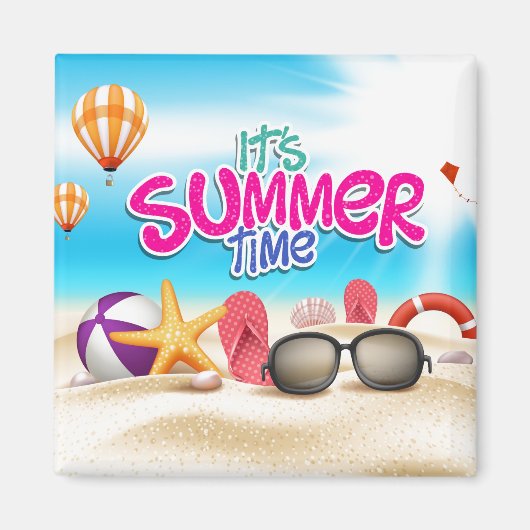 Het is zomertijd magneet (Voorkant)